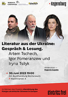 Plakat Literatur aus der Ukraine