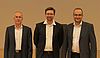 v.l. Prof. Dr. Bernhard Rauh, Prof. Dr. Markus Gebhardt und Prof. Dr. Wolfgang Dworschak